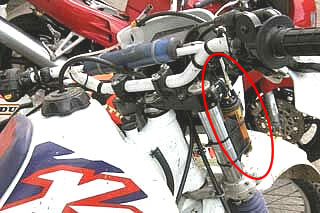 foto: cuña Honda XR600
